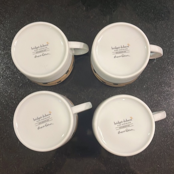 (4) Coffee / Tea Cups - Escargot-Go - Bridget Dobson - Picture 4 of 5